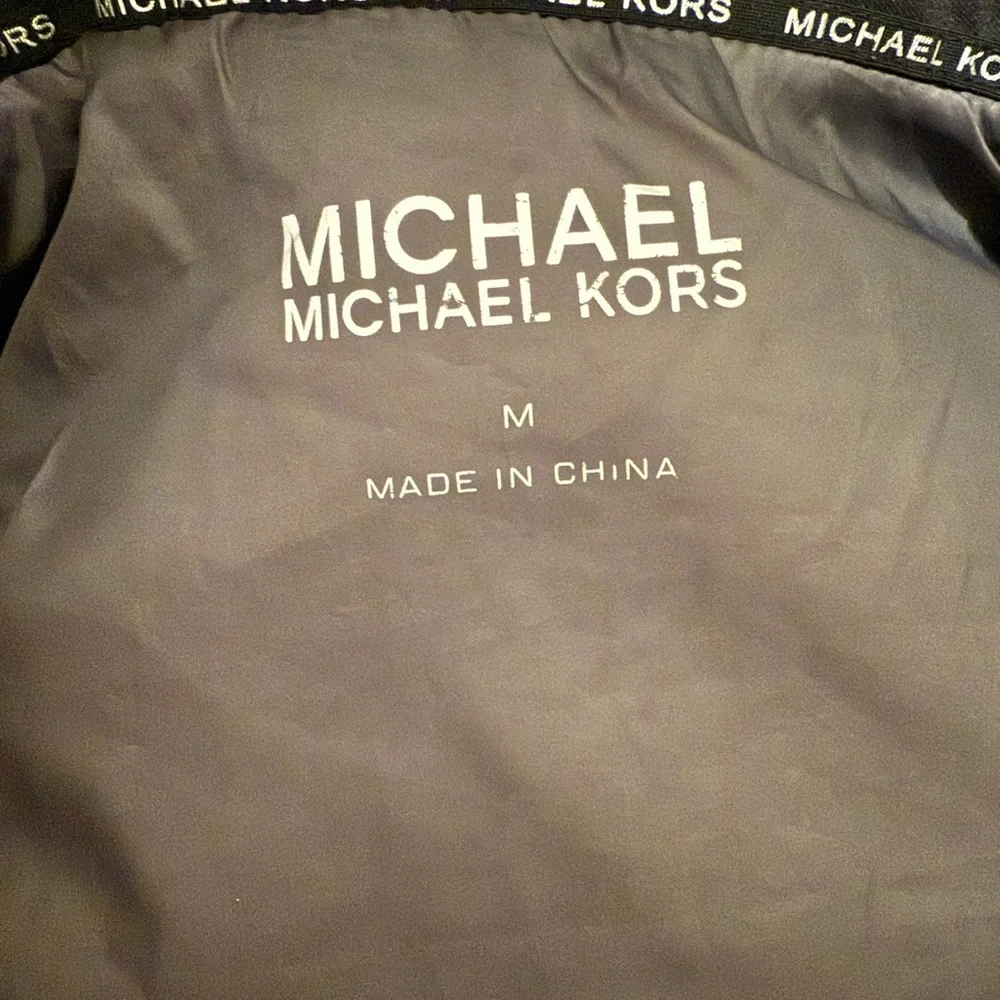 Michael Kors Black and Gray‎ Puffer Jacket